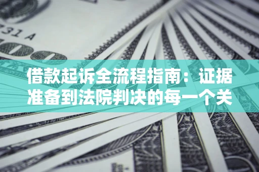 济南借款起诉全流程指南：证据准备到法院判决的每一个关键步骤