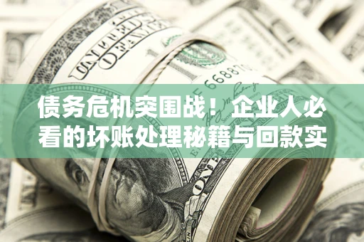 济南债务危机突围战！企业人必看的坏账处理秘籍与回款实战指南