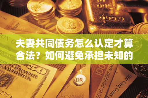 济南夫妻共同债务怎么认定才算合法？如何避免承担未知的债务风险？